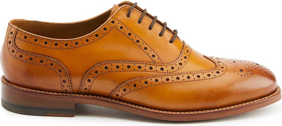 Jones Bootmaker Leather Brogues - Tan