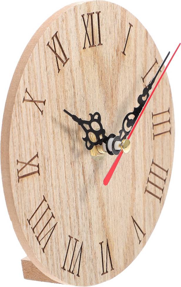 Rustic Style Round Wall Clock Numerals
