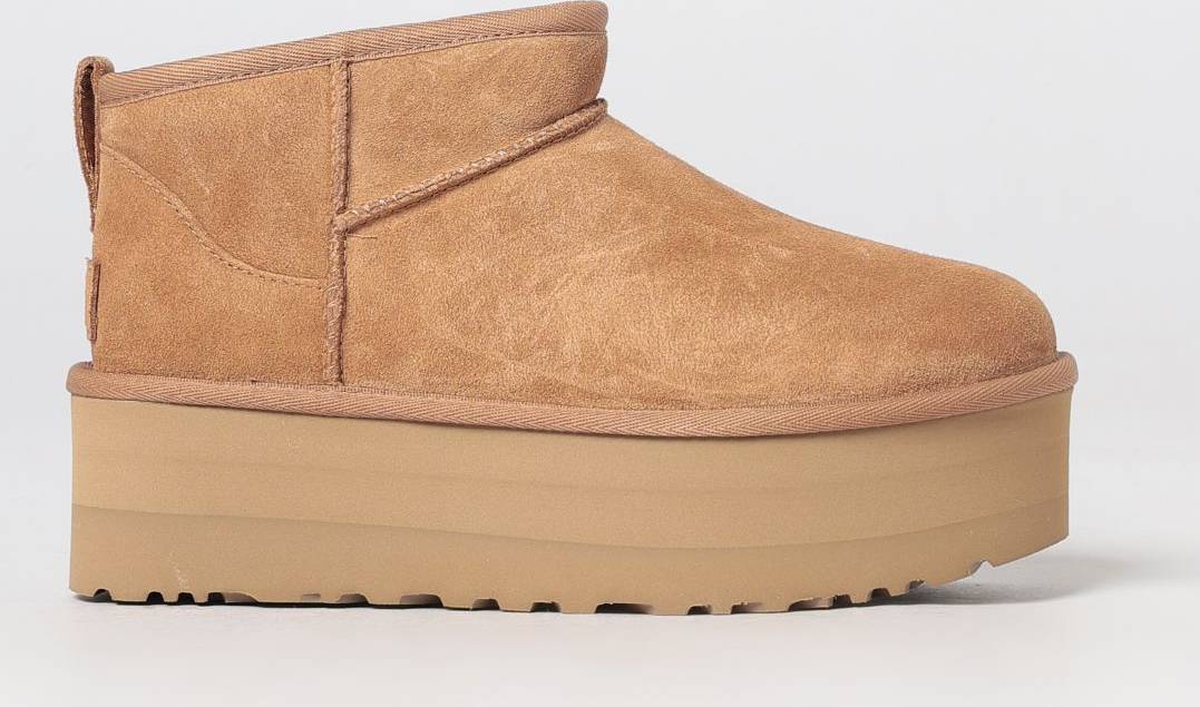 Ugg ultra mini platform UGG Classic Ultra Mini Platform Suede Boots - Walnut
