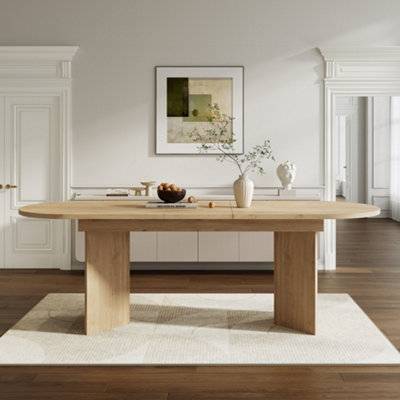 Matteo Lighting Extendable Oak Effect Dining Table Dining Table