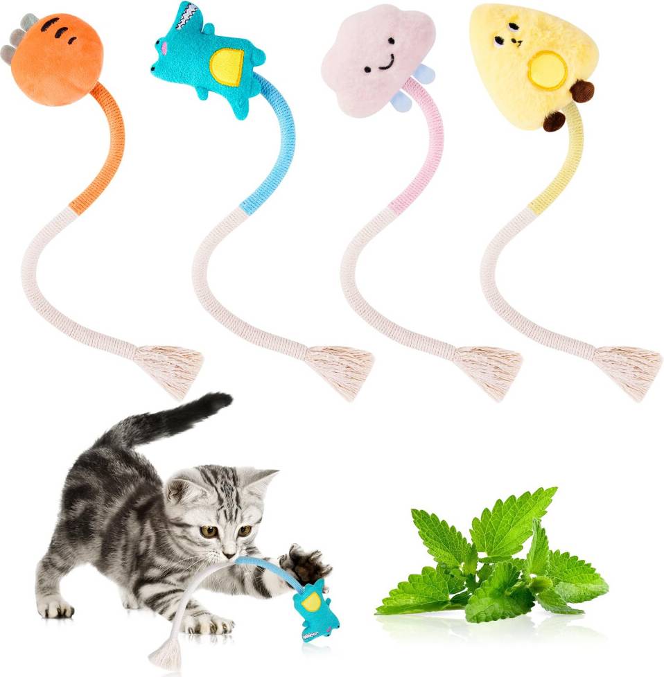 Catnip Toy Bite Rope 4 Pcs