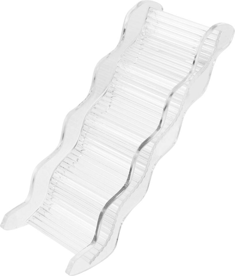 VILLCASE Acrylic Wave Ramp Ladder Transparent
