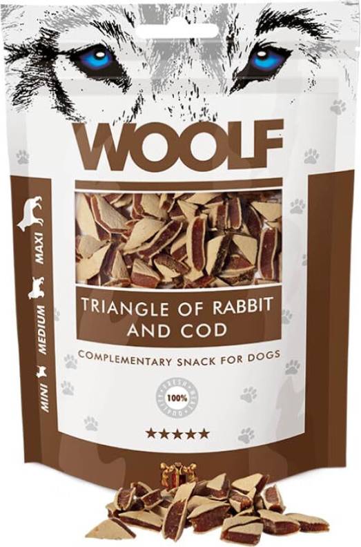 Woolf Rabbit and Cod Triangles Complementary Snacks