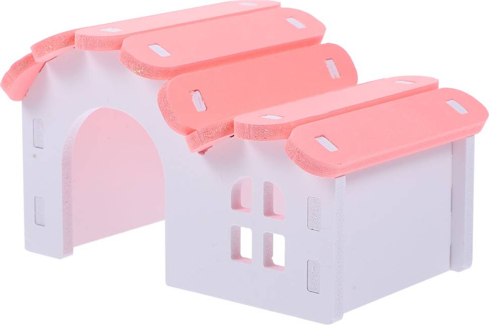 Totority 5Pcs PVC Hamster Hideout Assorted Color