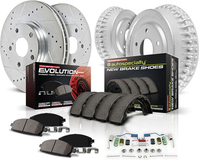 Brake kit Power Stop Front and Rear Z23 Evolution Sport Brake Pad Rotor Kit