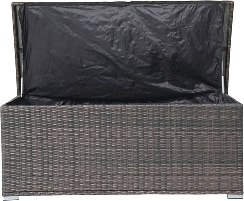 Small Brown Garden Rattan Storage Box 243L