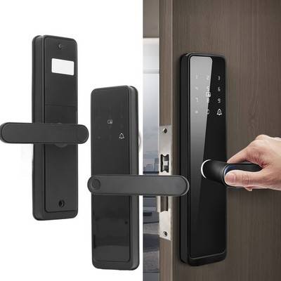 Smart Door Lock Fingerprints Password Ic Card Key