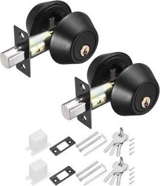 2 Set Double Keyed Deadbolt Lock