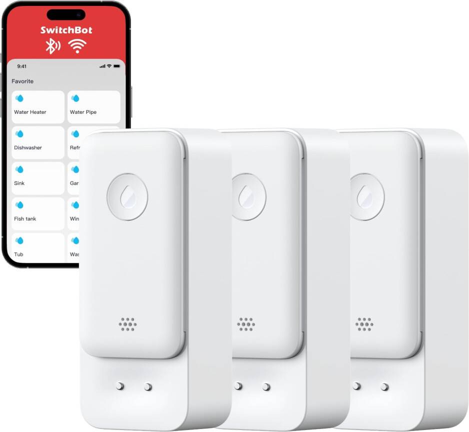 SwitchBot WiFi Water Sensor 3Pack