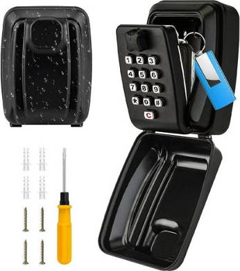 B&Q Wall Mounted Key Safe Combination Lock Box