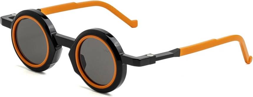 Vava Runde Solbrille Stel - Sort