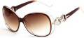 Retro Sunglasses Large Frame Tea Color