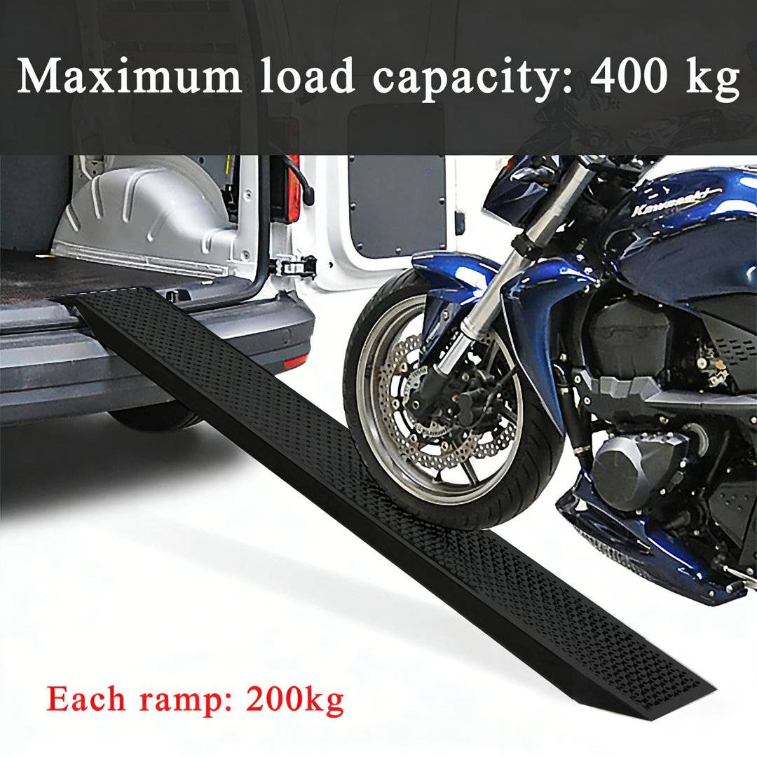 Wheelchair ramps 2 Pieces Galvanised Steel Loading Ramps