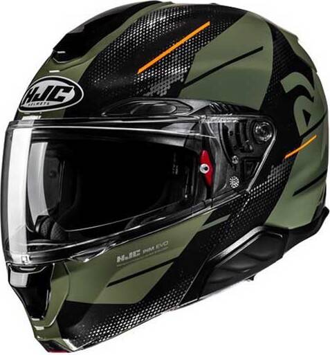 Rpha 91 HJC Rpha 91 Blat Modularhelm Grün