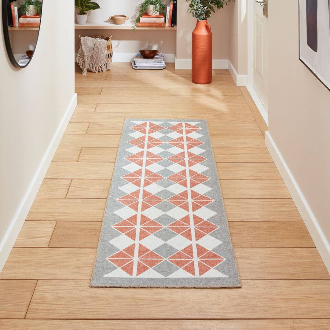 Think Rugs Victoria Area Rug Gray 76 x 230 cm Grey