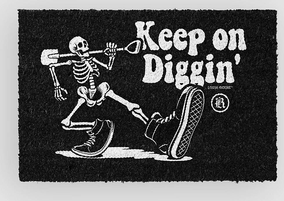 Loose Riders Keep On Diggin Doormat 40 × 60 cm - Sort cm