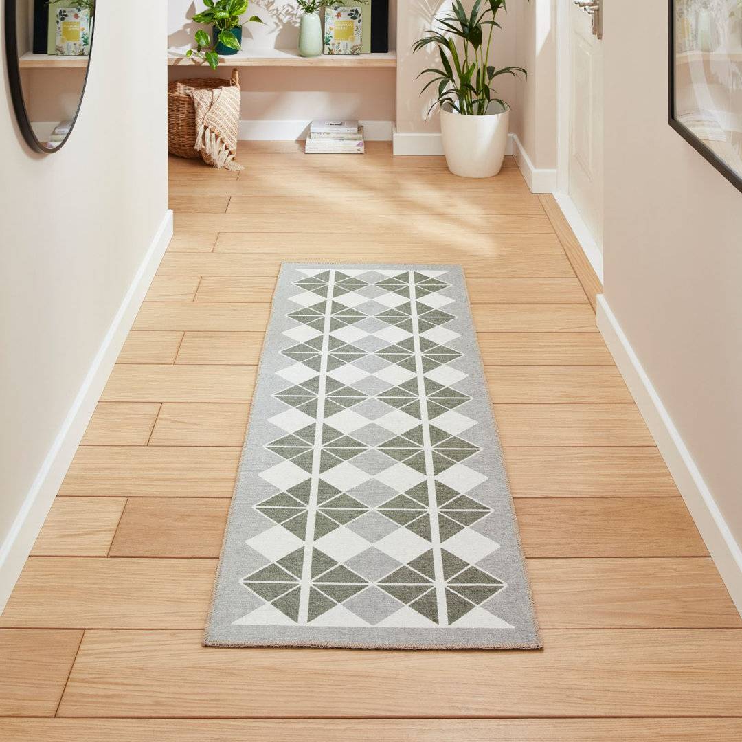 Think Rugs Victoria Area Rug Gray Rectangle 61 x 120 cm Grey
