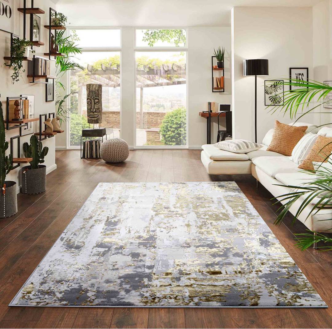 Abstract Power Loom Area Rug 160 x 230 cm