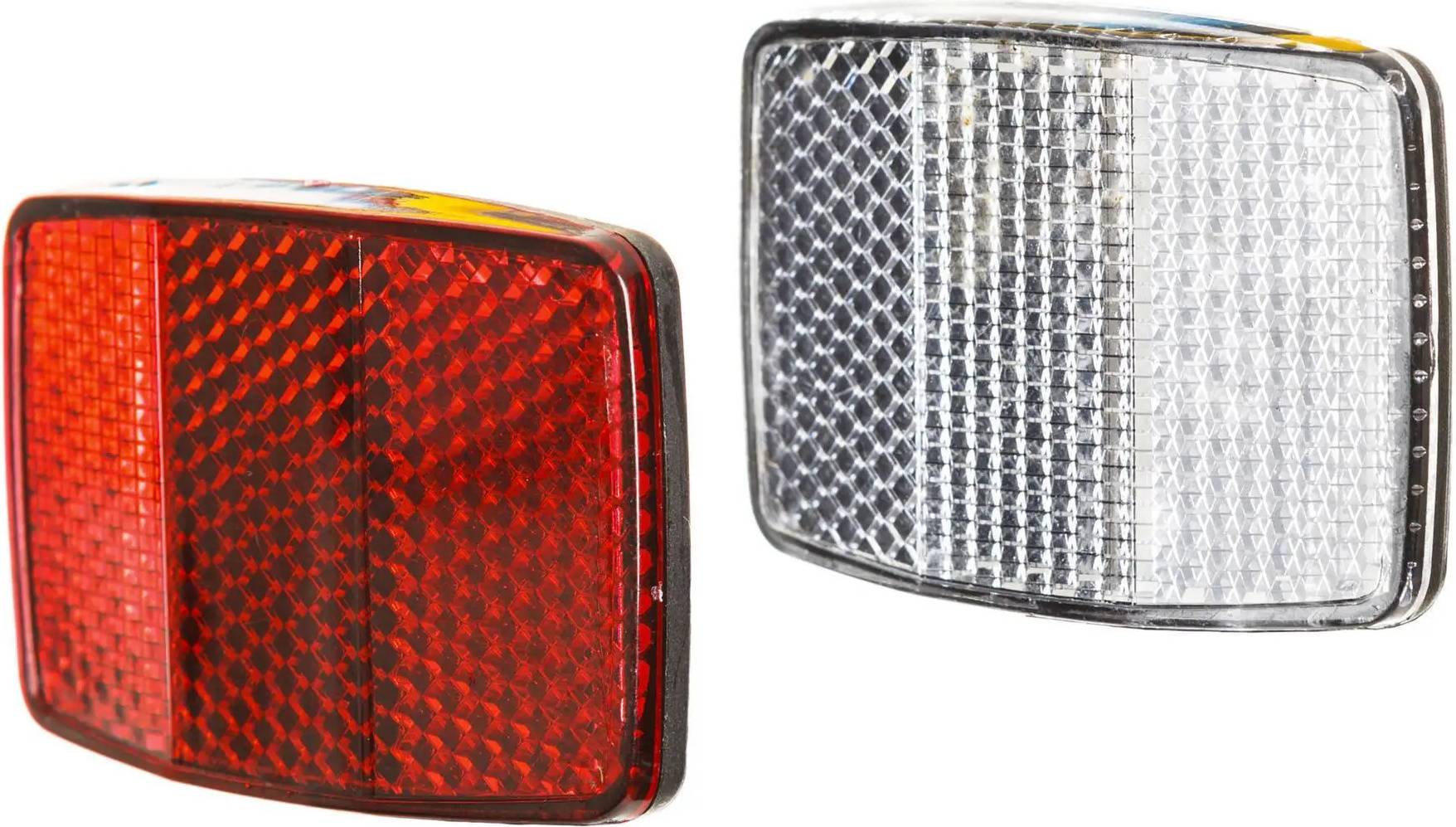 Front and Rear Reflector Set - Red/Clear