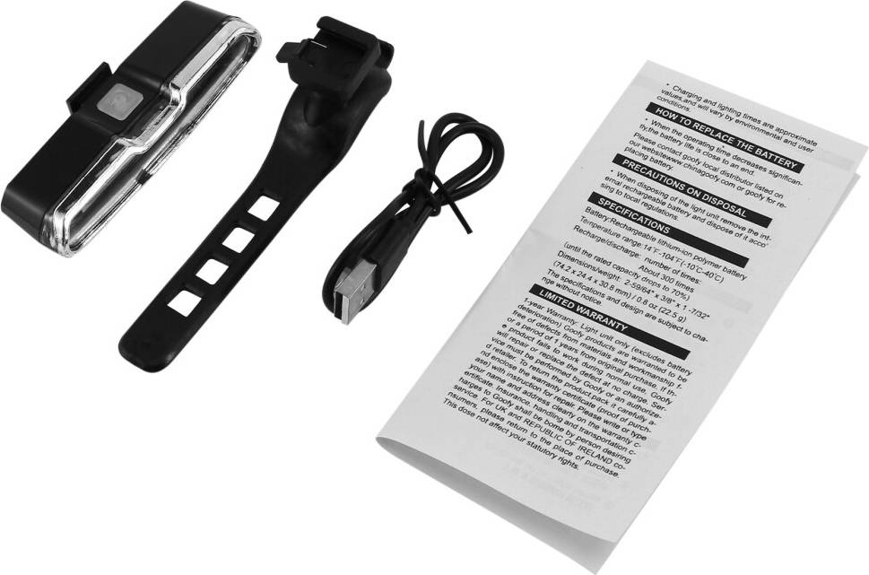 Torribaly USB Rechargeable Front Rear Bicycle Light