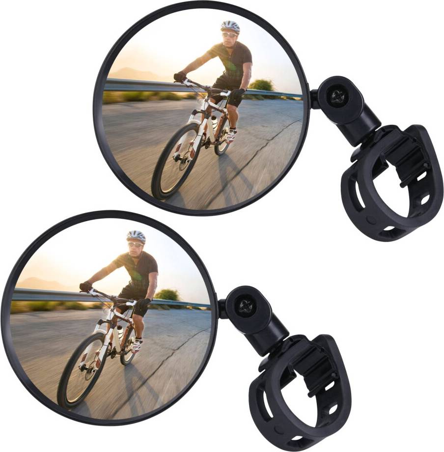 Flintronic 2Pack 360 Adjustable Bicycle Cycling Rear View Mirror