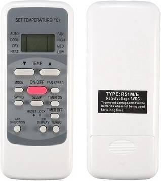 Sodial Air Conditioner Remote Control Replacement R51d R51m R51e8103