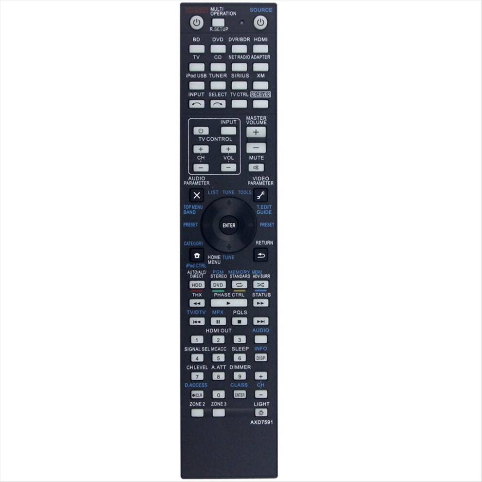 Saudism AXD7591 Remote Control for AV Receiver