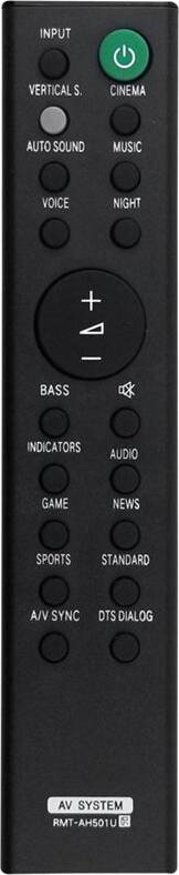 Tlily RMT-AH501U Remote Control for Sound Bar System