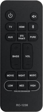 Sodial Rc-1236 Remote Control Home Theater Sound Bar System