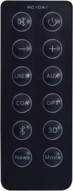 Sodial Rc10a1 Remote Control Replacement For B3 Sound Speaker