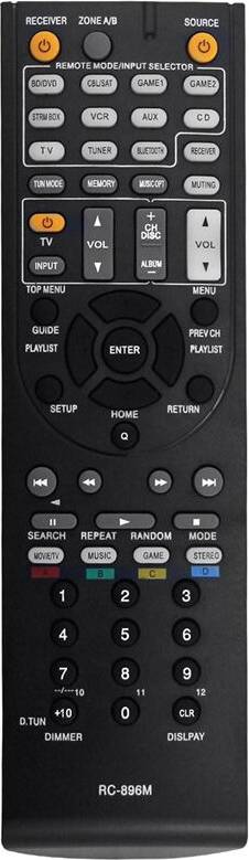 Torribaly RCâ896M AV Receiver Remote Control
