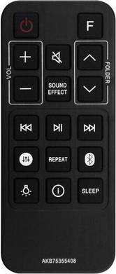 Sodial Akb75355408 Remote Control For Soundbar Home Audio System