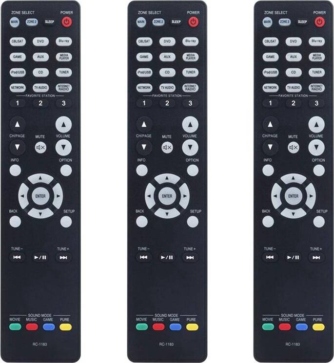Typecat Remote Control RC-1183 for AV Receiver