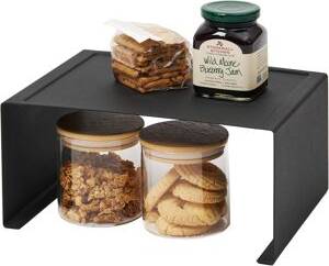 OEM Stackable Kitchen Rack Black Steel