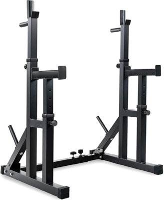 Squat rack B&Q Adjustable Squat Rack Bench Press Stand