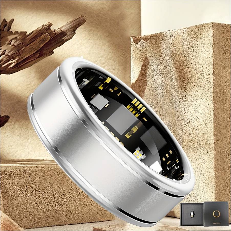 SRJ STAR R10M Silvery Smart Ring