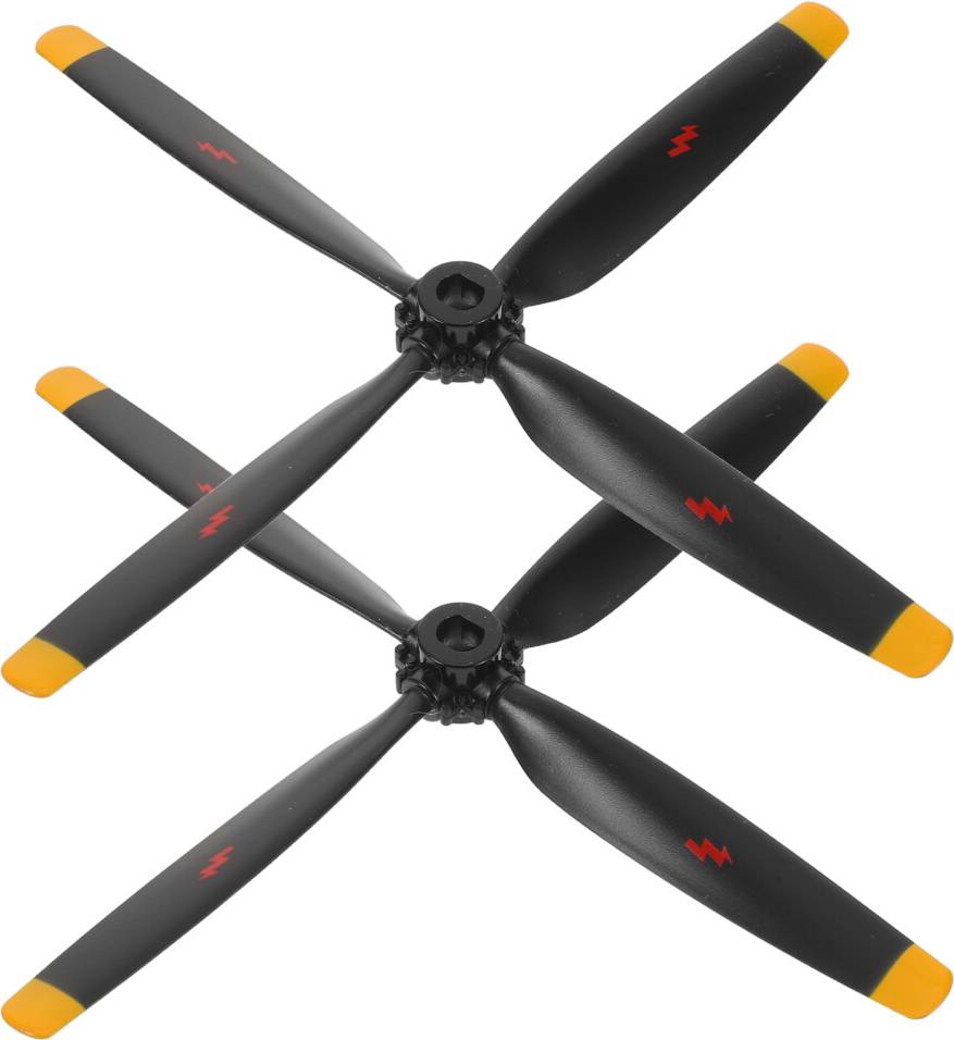 Rc plane ABOOFAN 6 Pcs 4 Plastic Rc Plane Propellers With Adapter
