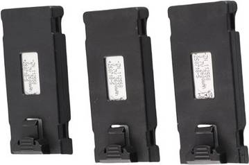 3pcs Rc Lithium Battery Kit Light Charging Cable Set