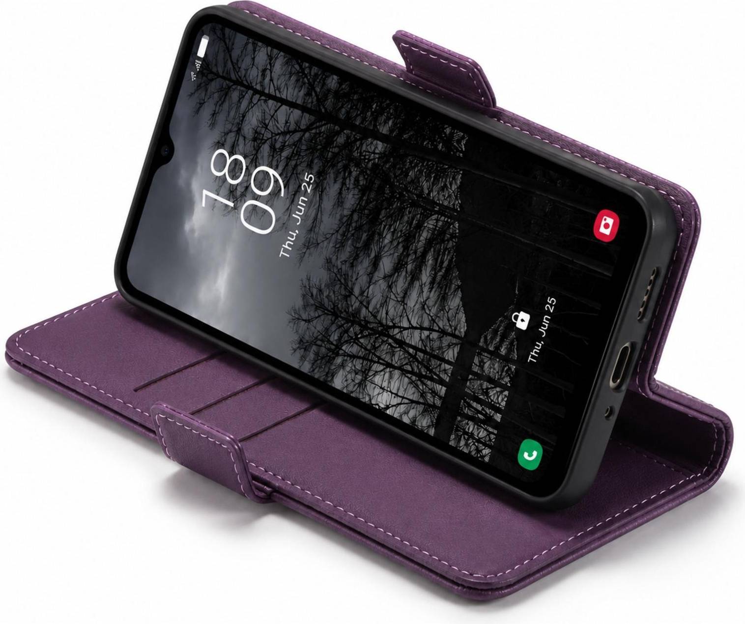 Avizar Wallet Case For Galaxy A17 With Rfid Protection