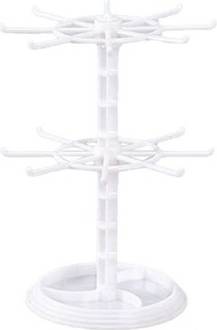 Sodial Countertop Acrylic Rotating Keychain Rack Adjustable Tire Spinner