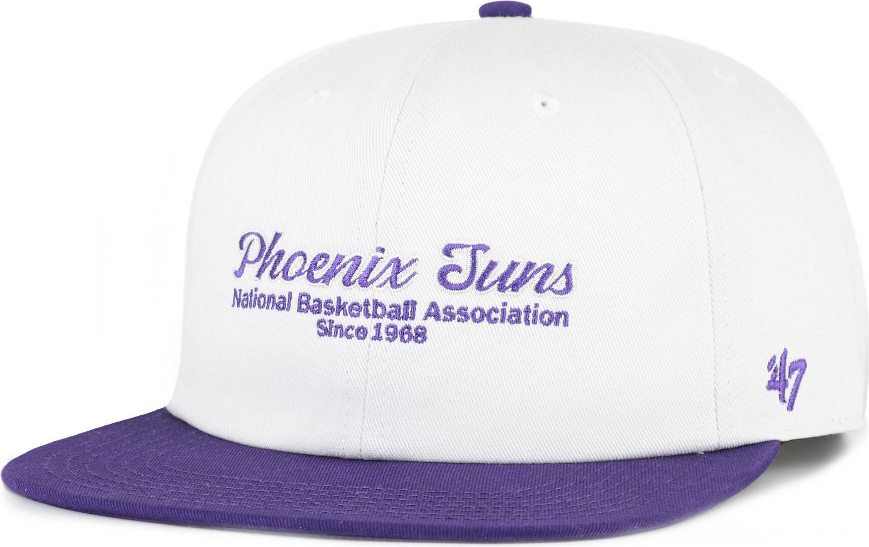 '47 Phoenix Suns Script Stack Captain Snapback Hat - Cream