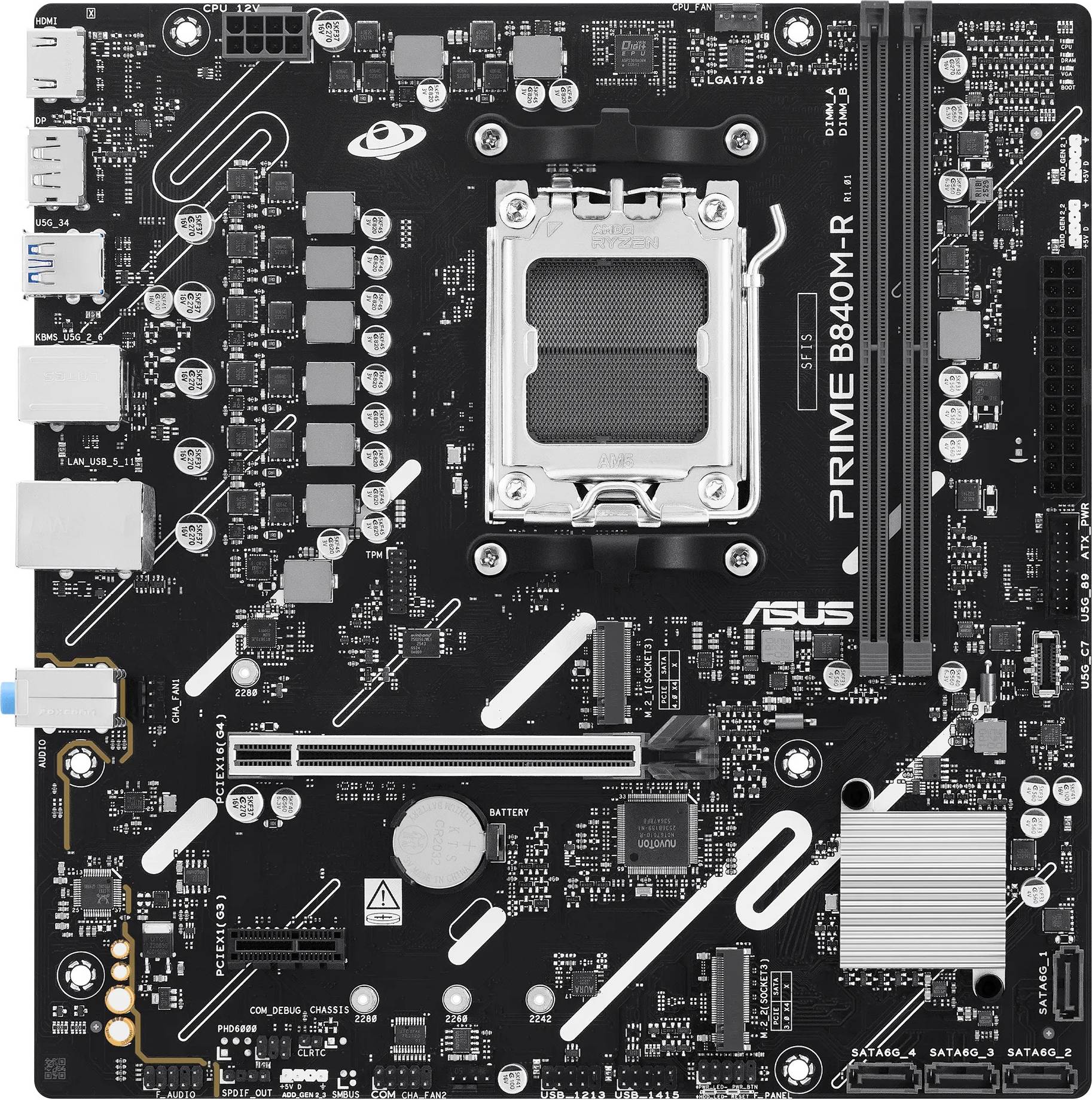 Asus prime am5 ASUS Prime B840M-R AM5 Micro ATX Mainboard