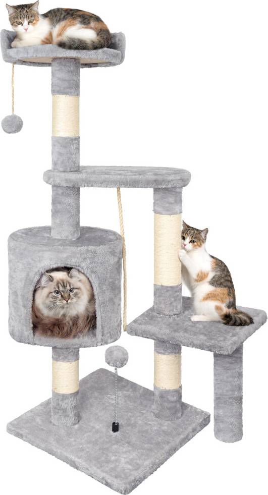 Homidec Cat Tree 112 cm Scratching Post