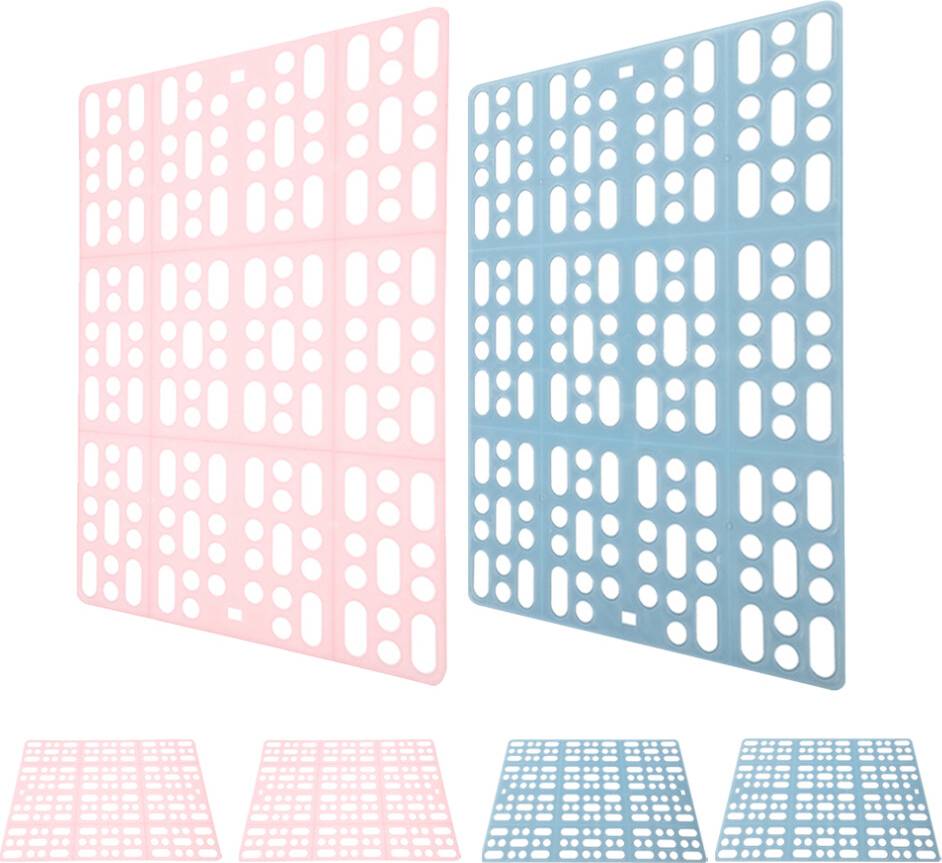 Solustre 18 Pcs Rabbit Feet Pad Plastic Cage Mat