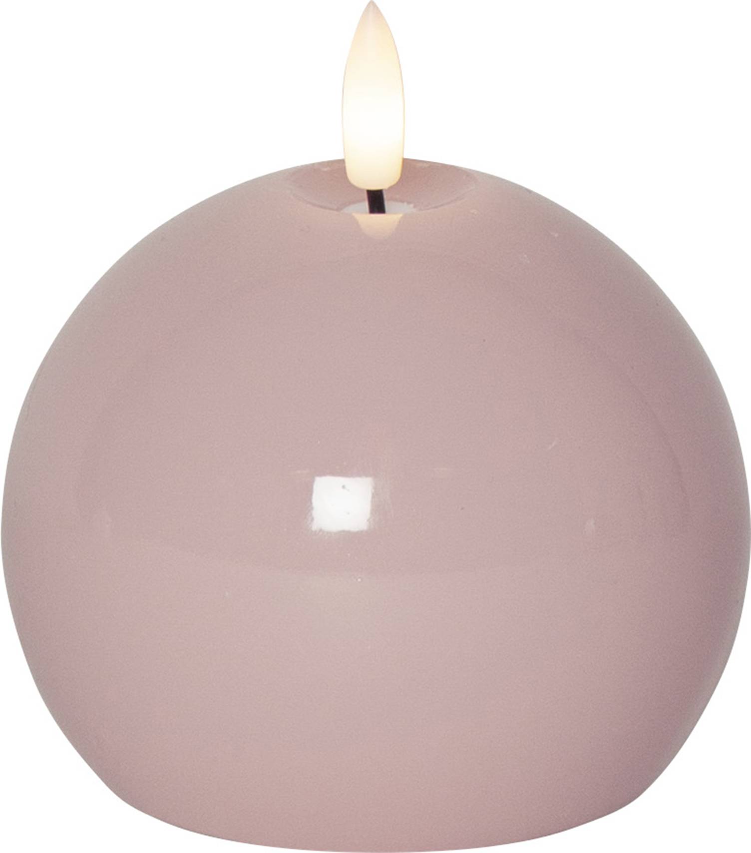 LED Blockljus Flamme Shine Rosa LED-ljus 8cm