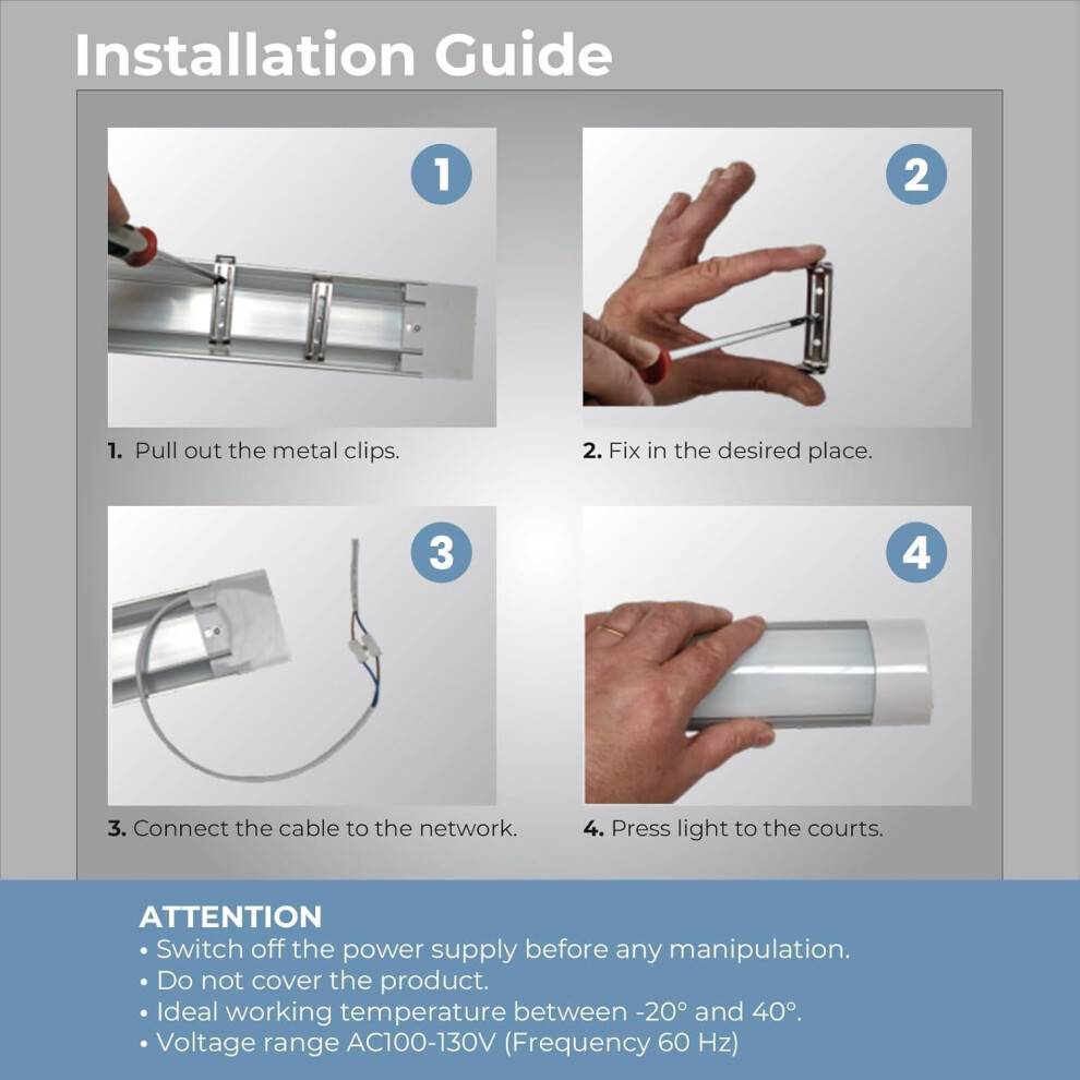 5ft led batten Bodyplus LED Batten Light 2ft 4ft 5ft 6ft