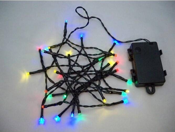Best Artificial Multi Coloured LED Outdoor Waterproof Battery String Lights 50 LEDs String Light