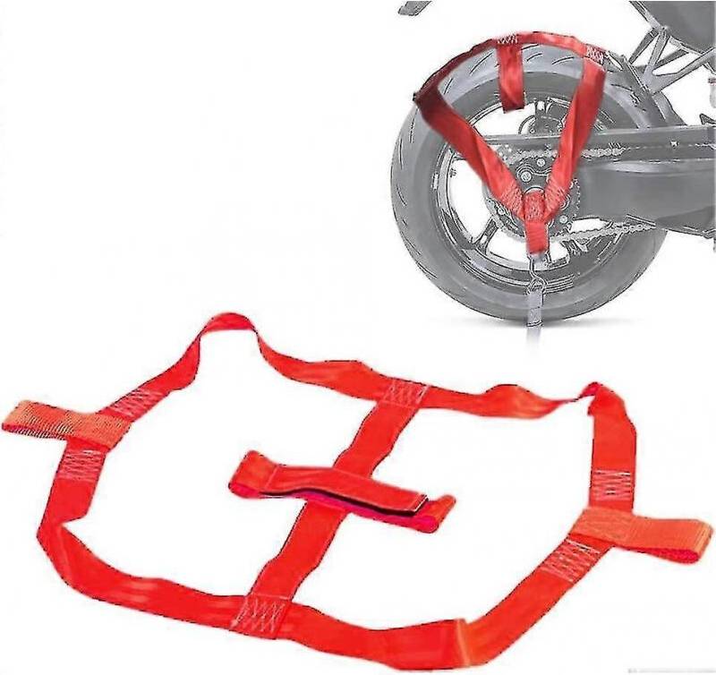 Universal Motorcycle Rear Wheel Tie-down Strap