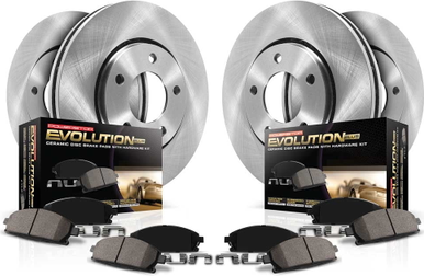 Brake kit Power Stop Front Rear Stock Replacement Brake Pad Rotor Kit KOE4471