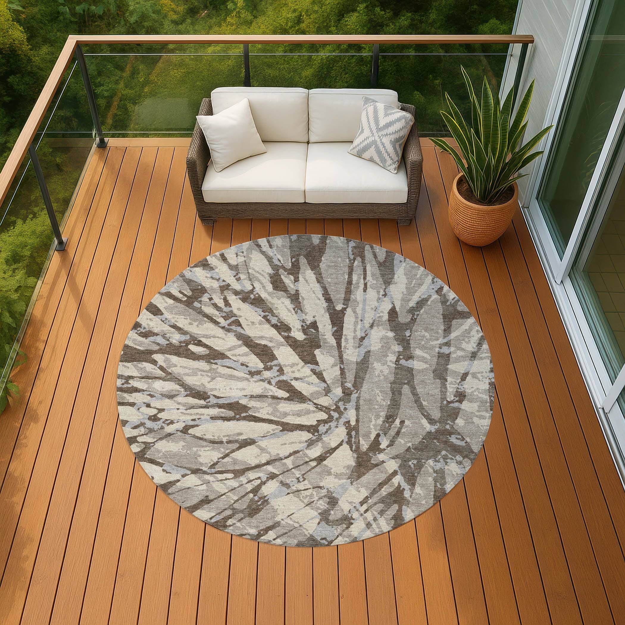 Addison Rugs Machine Washable Indoor Outdoor Modern Lamar Chantille Rug